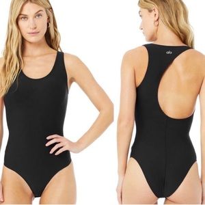 ALO Yoga Airlift Barre Bodysuit Black
